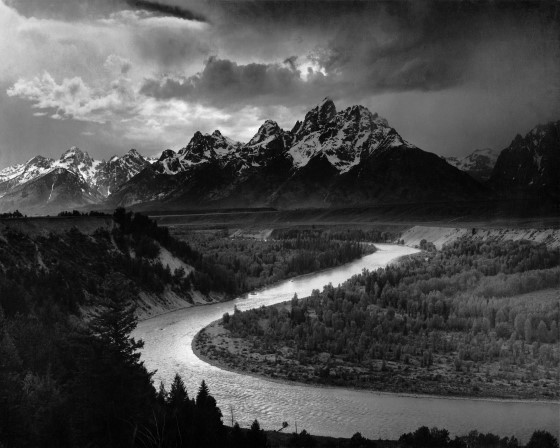 Adams The Tetons and the Snake River.