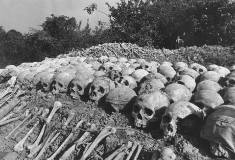 Khmer rouge skulls.