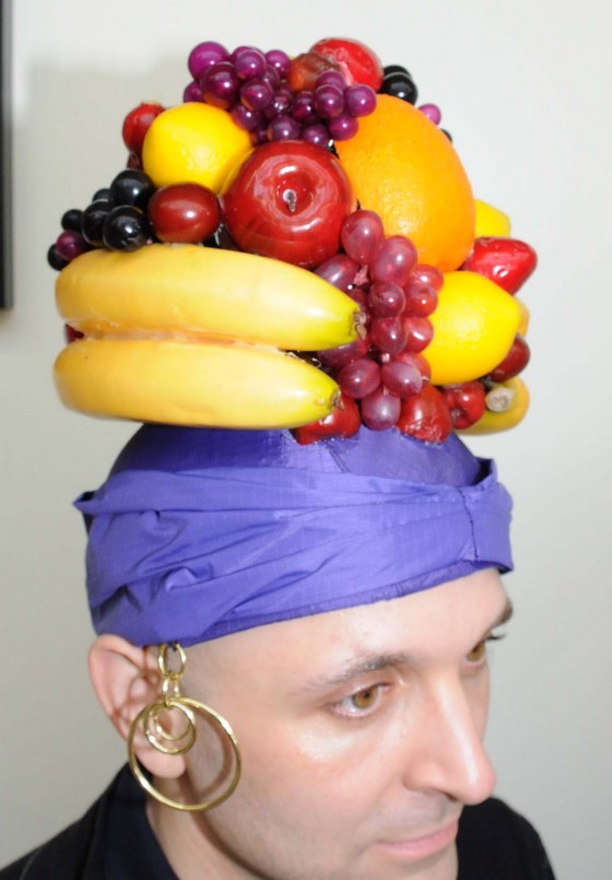 Fruit hat.